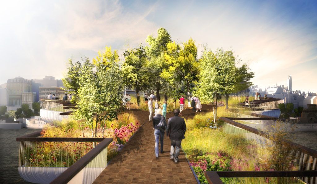 Los diez puentes en construcción más espectaculares del mundo - Garden-bridge-1024x593