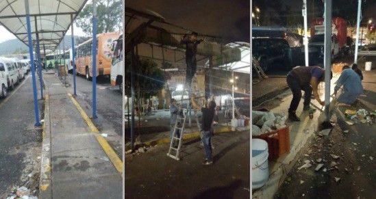 Quitan 36 puestos ambulantes en paradero de Indios Verdes - Indios-Verdes-Semovi-DDMexico