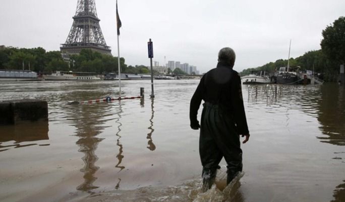 París antes y después de las inundaciones - Inundaciones-París