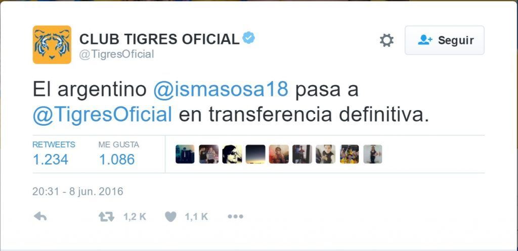 Ismael Sosa nuevo jugador de Tigres - Ismael-Sosa-1024x497