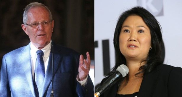 Kuczynski lleva la delantera en Perú sobre Fujimori