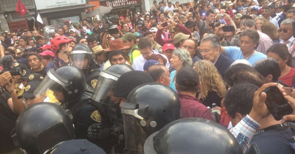 Termina mitin de la CNTE sin incidentes - Marcha-CNTE-Quadratín-1024x535