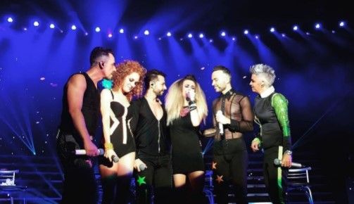 María José se despide de los conciertos de OV7 y Kabah