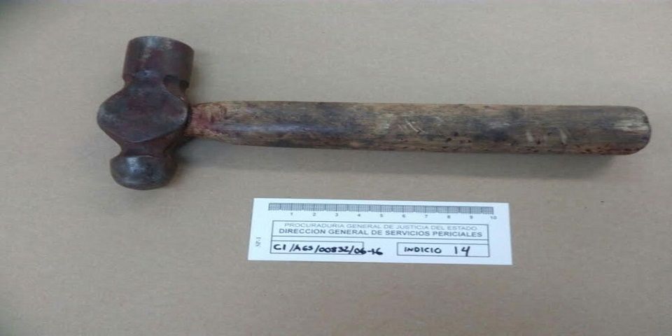 Mujer mata a martillazos a su pareja en Aguascalientes