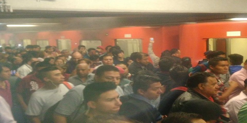 Video: desalojan a pasajeros en Metro Sán Lázaro por conato de incendio