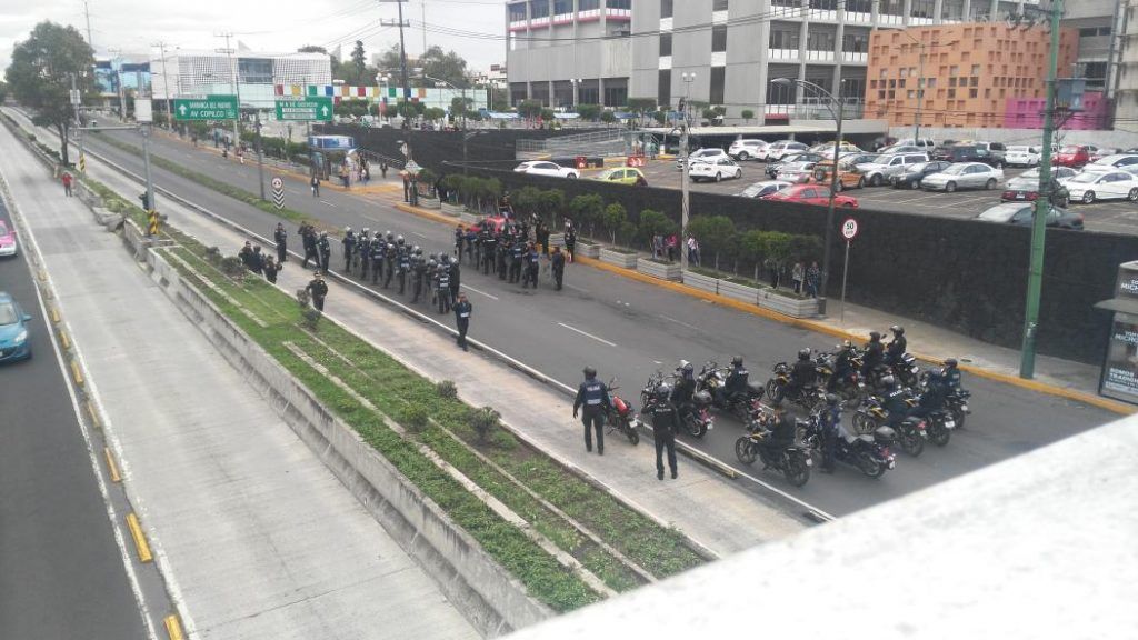 Encapuchados bloquearon Insurgentes - Metrobús-CU-12-1024x576