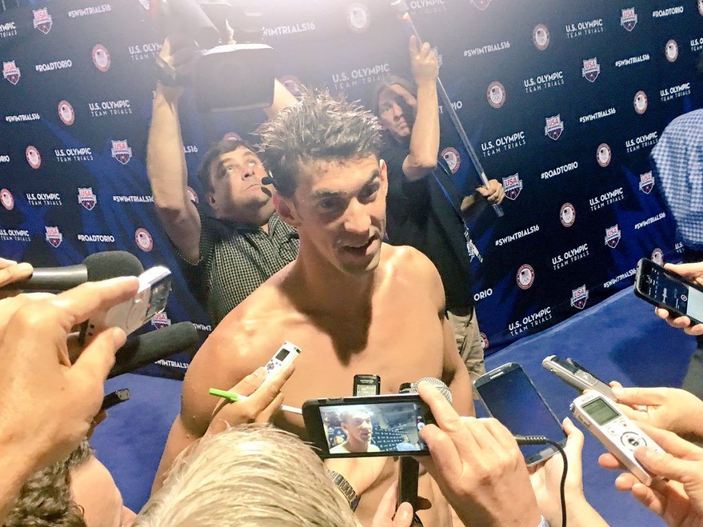 Michael Phelps hace historia, va a sus quintos Juegos Olímpicos - Michael-Phelps-1024x768