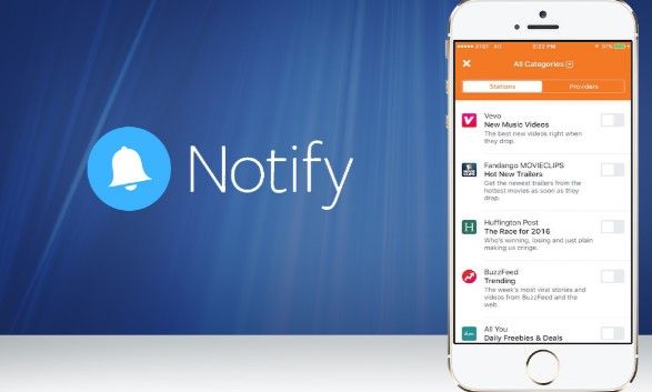 Facebook desaparece la app de Notify