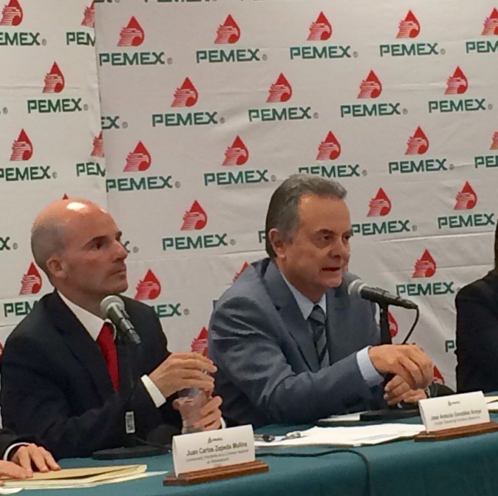 Pemex anuncia asociación con privados para aguas ultraprofundas - Pemex-Coldwell-González-Anaya-1024x1021