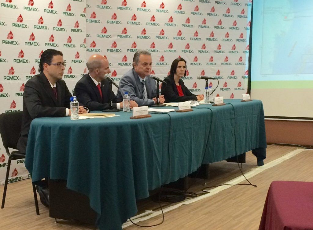 Pemex anuncia asociación con privados para aguas ultraprofundas - Pemex-Coldwell-González-Anaya-2-1024x755