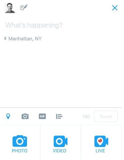 Twitter prueba botón para facilitar acceso a Periscope - Periscope-Twitter