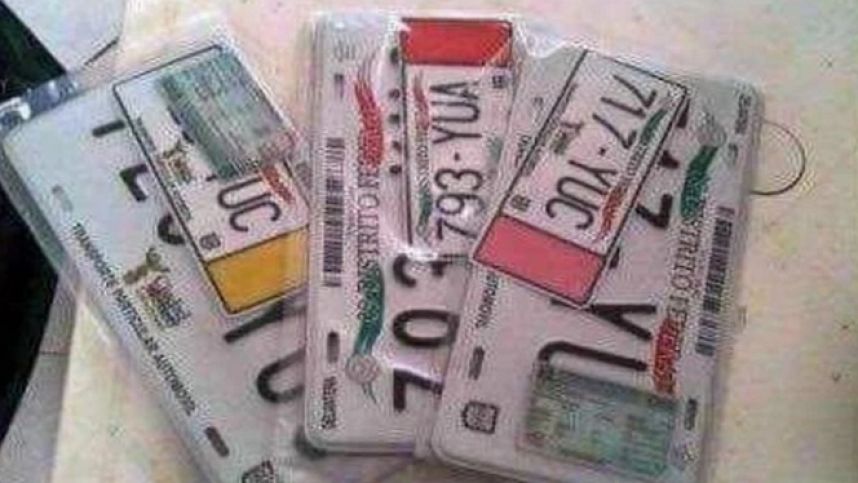 Desabasto de placas de circulación en la Ciudad de México