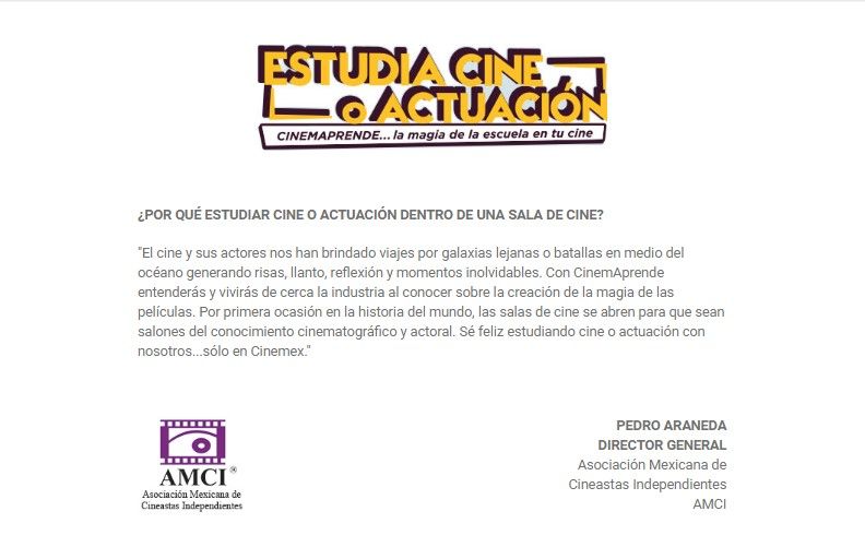 Salas de cine se transformarán en aulas - Screenshot_6-4