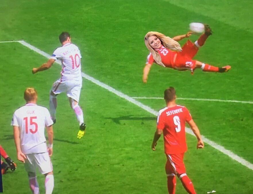 Shakira bromea en Twitter con el gol de Shaqiri - Shakira-Shaquiri