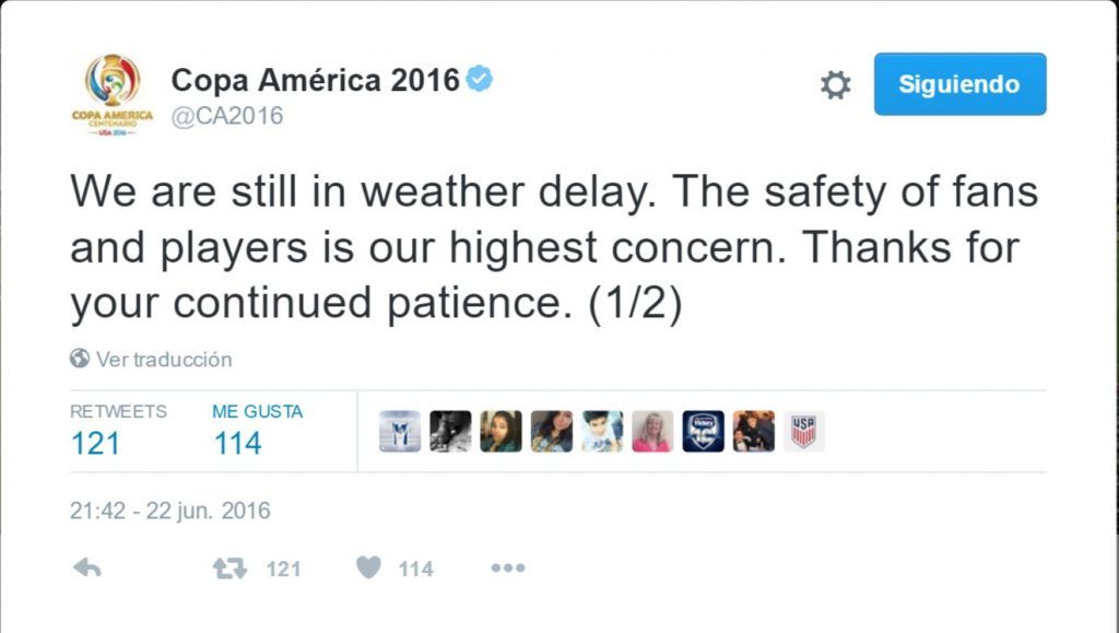 Chile vs Colombia se reanuda - Tuit-Copa-América-2-1024x579