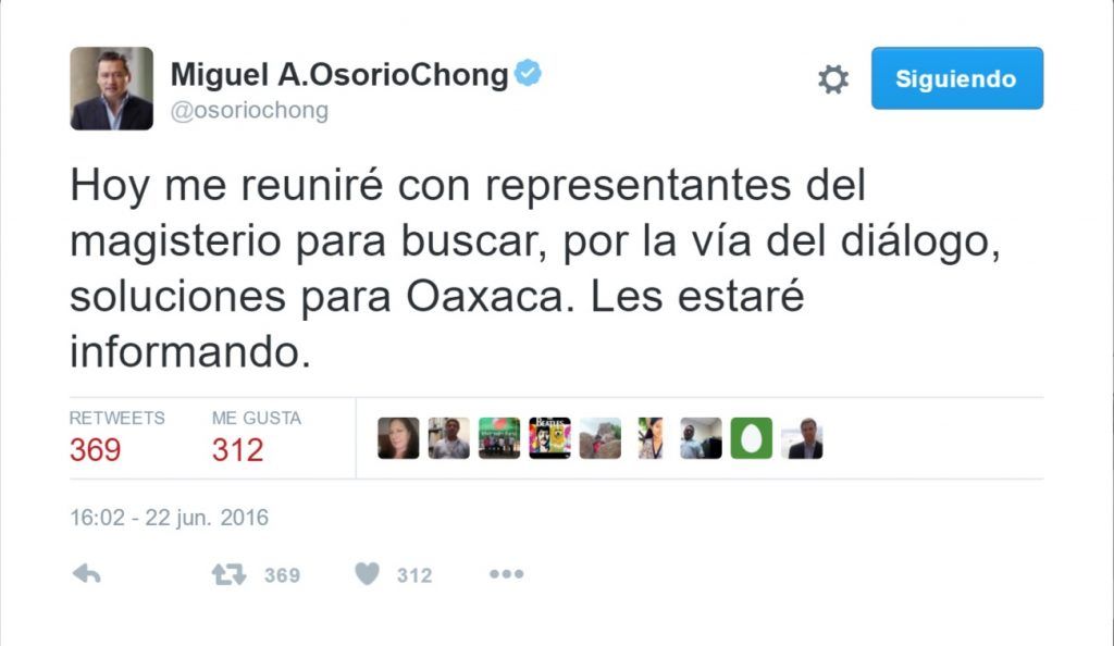 Termina la reunión Segob-CNTE - Tuit-Osoriochong-1024x594
