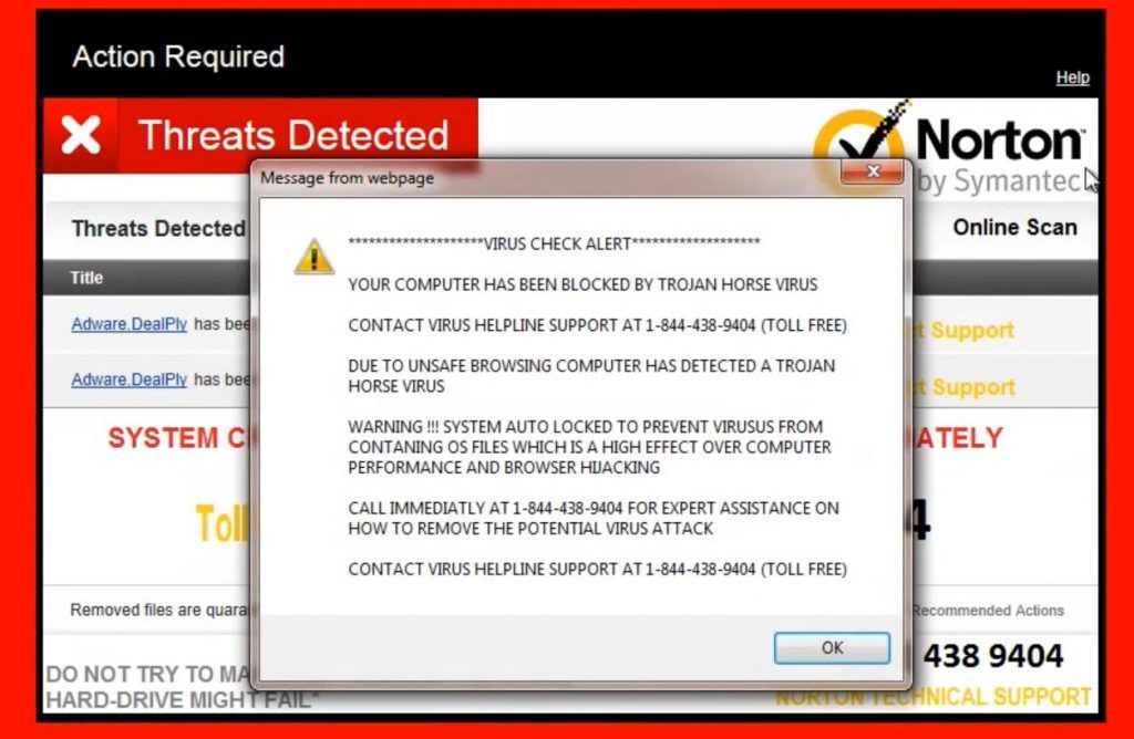 Cómo saber si una computadora tiene virus - Virus-Check-Alert-Popup-1024x668