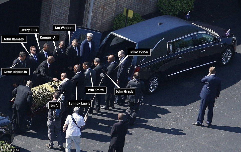 Cientos despiden a Ali en las calles de Louisville - ali-feretro