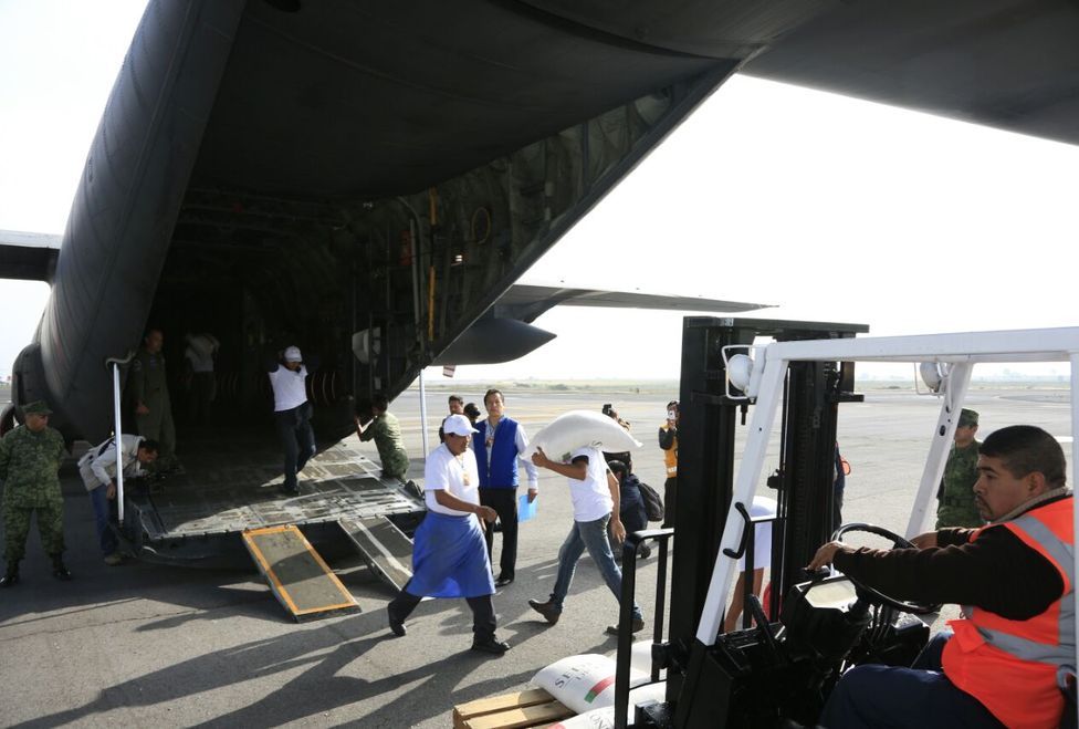 SEDESOL abastecerá a Oaxaca vía aérea - avion-oaxaca-3