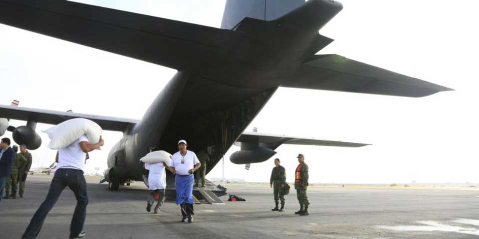 SEDESOL abastecerá a Oaxaca vía aérea