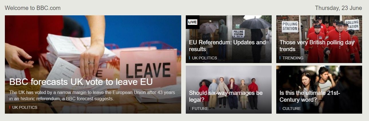 Reacciones en medios británicos - bbc