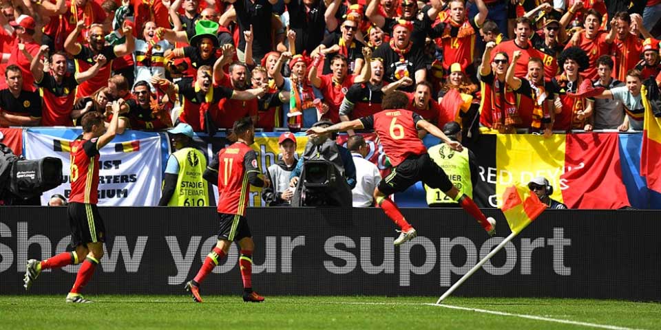 Bélgica despierta y pasa por encima de Irlanda