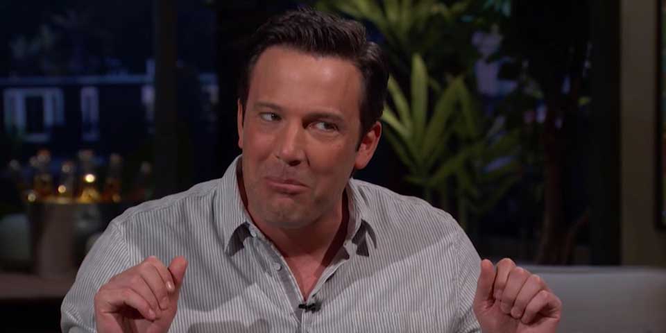 Video: Ben Affleck sorprende con groserías en televisión