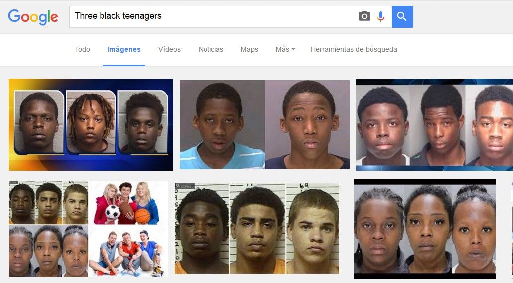 Acusan a Google de racista por búsqueda de imágenes - black-teenagers