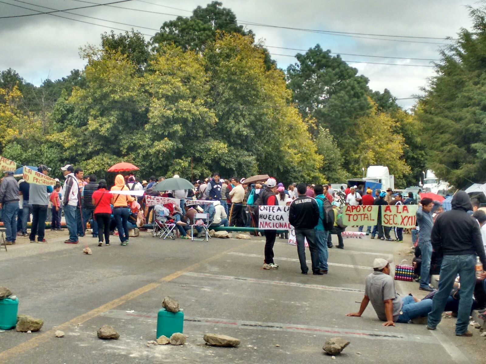 CNTE bloqueará indefinidamente puntos estratégicos de Chiapas - bloqueo-carreteras-chiapas-