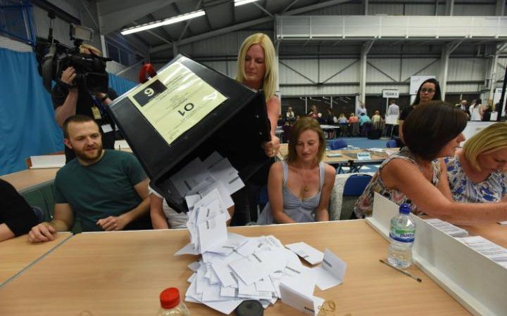 Así votaron en Gran Bretaña