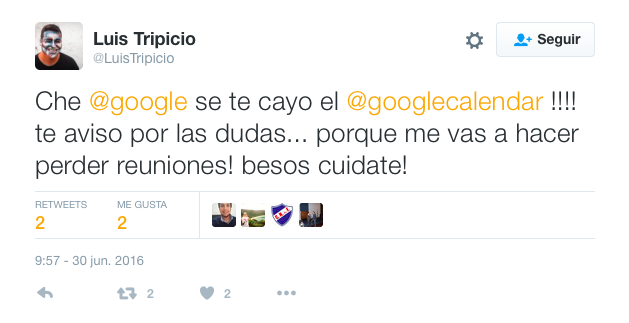 Cae a nivel mundial el servicio de Google Calendar - calendar-1