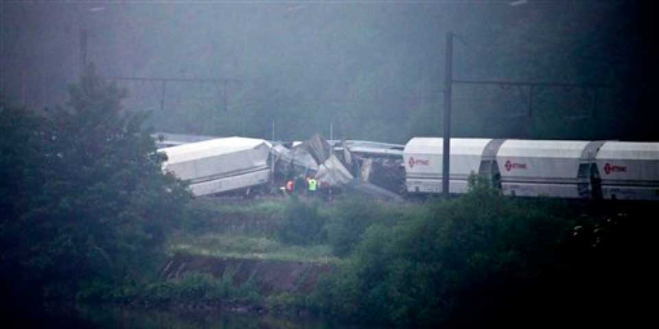 Choque de trenes en Bélgica deja tres muertos y nueve heridos