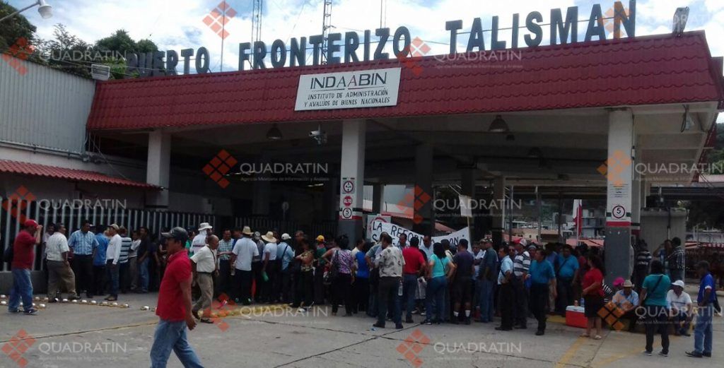 CNTE bloquea puentes internacionales en Chiapas - cnte-chiapas-1024x521