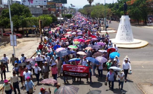 Maestros chiapanecos marchan hacia la Ciudad de México - cnte_chiapas