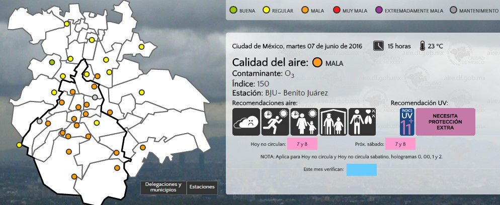 La Ciudad de México alcanza niveles de contingencia - contingencia-17feb