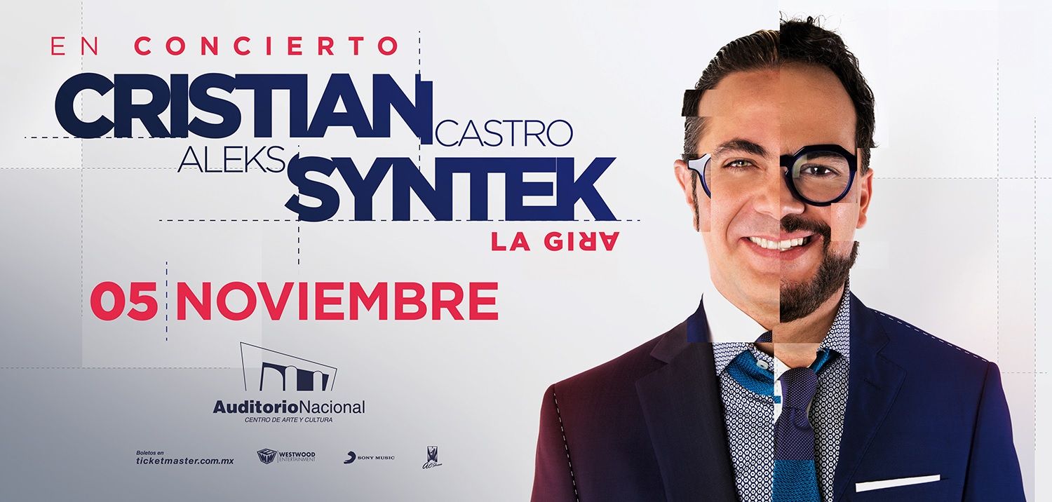 Cristian Castro y Aleks Syntek se presentarán en el Auditorio Nacional - cristian-aleks