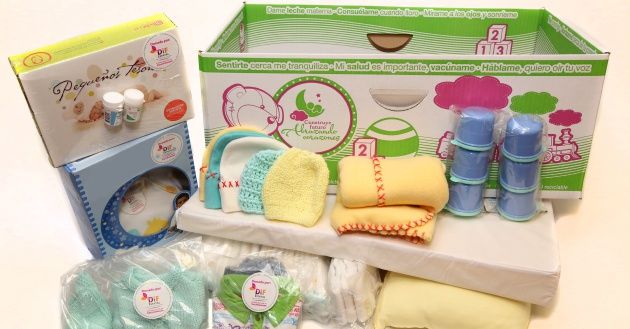 Gobierno entrega cunas de cartón - cunas-cartón2