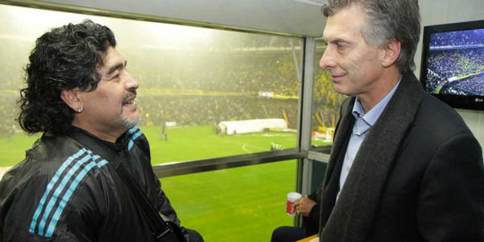 ‘Macri no sabe leer’: Maradona