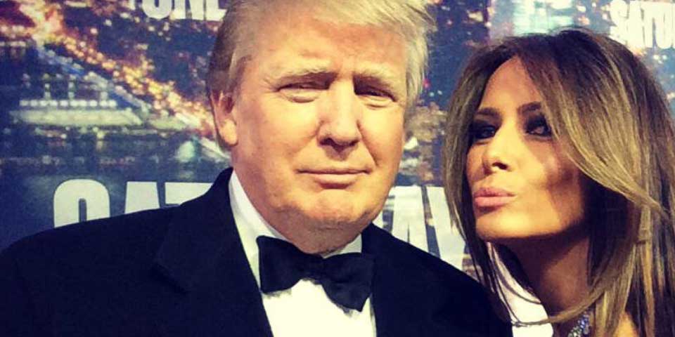 Con ustedes, la señora Trump