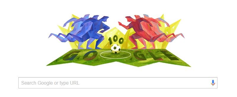 Google celebra con doodle el inicio de la Copa América Centenario - doodle2