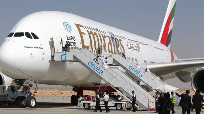 Las mejores aerolíneas del mundo en 2016 - emirates-airbus-a380
