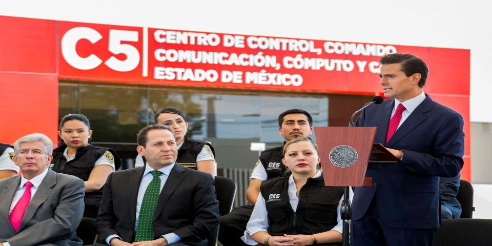 EPN y Eruviel Ávila inauguran el C5 más grande de Latinoamérica