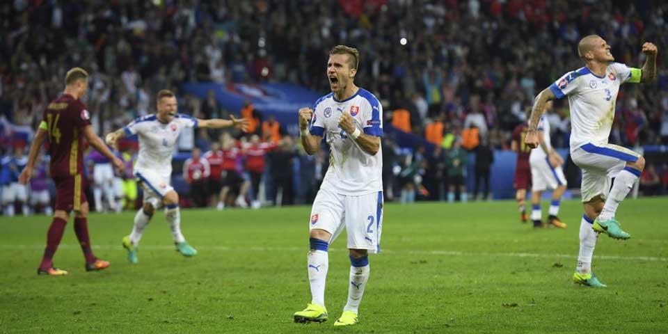 Eslovaquia derrota a Rusia