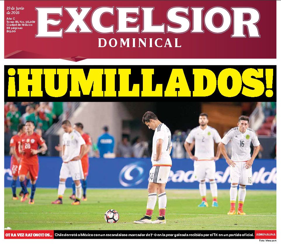 Medios internacionales destacan derrota de México - excelsior-1