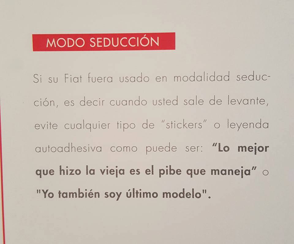 Fiat dio de baja su polémico manual de auto - fiat6