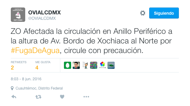 Autoridades alertan sobre fuga de agua en Periférico - fuga-de-agua