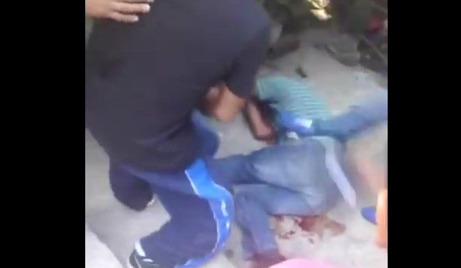 Video: golpean a dos presuntos asaltantes en el Edomex