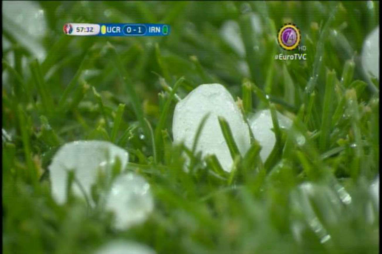 Suspenden partido de la Euro por granizo - granizo-euro