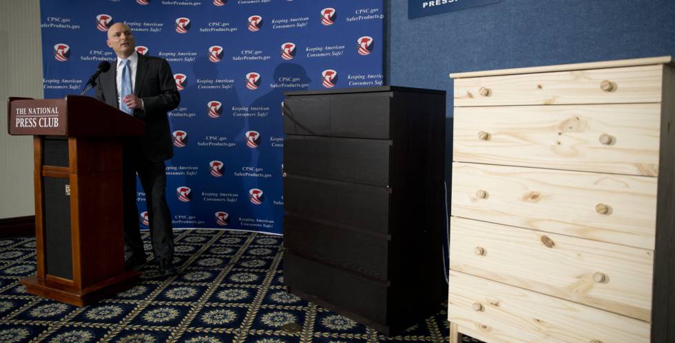 Ikea retira 29 millones de muebles por muerte de seis niños