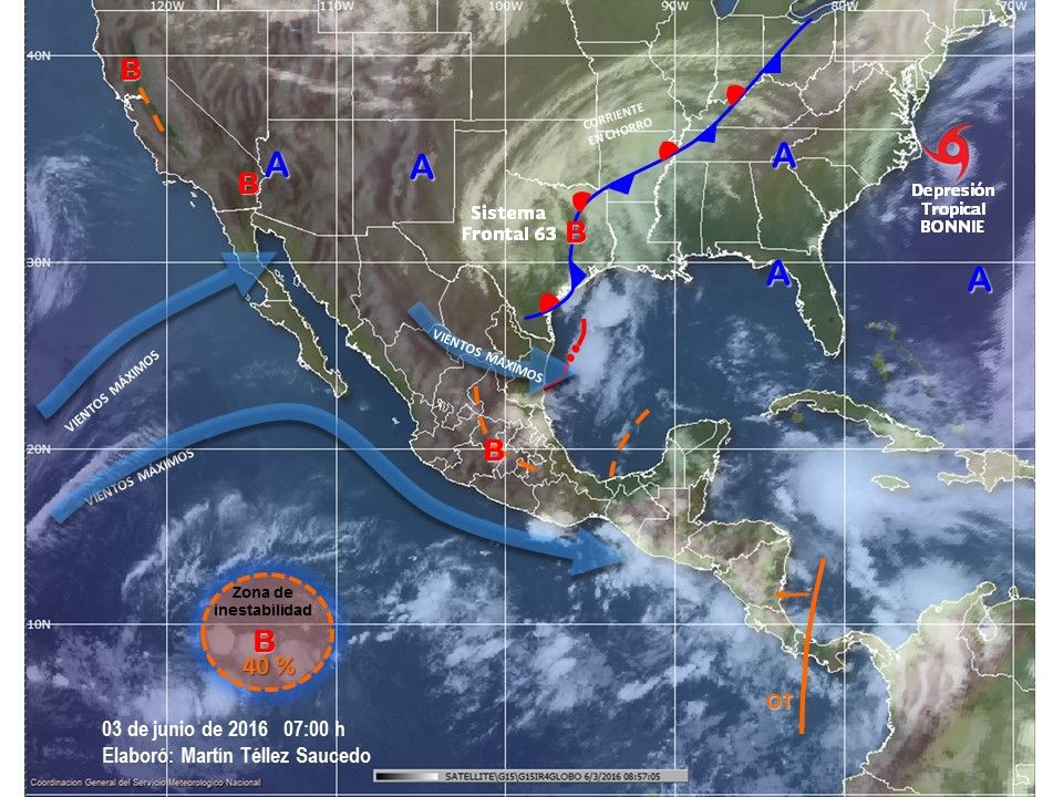 Frente frío 63 continuará provocando lluvias y tormentas - imagen_interpretada-1